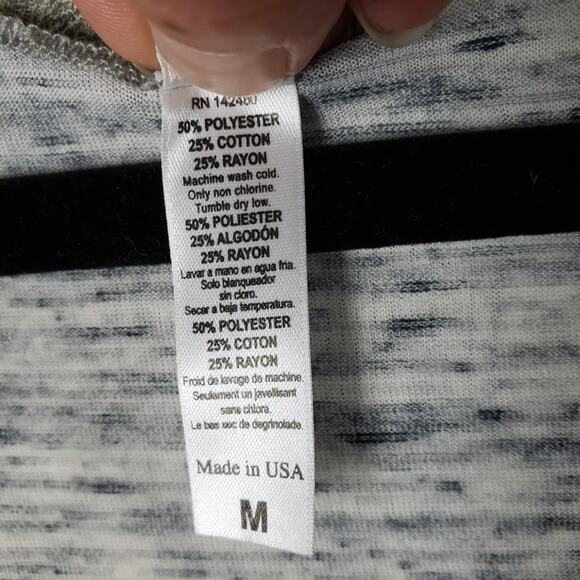 NWOT Over The Limit Apparel Racerback Gray & Black Tank Top Women's Size Medium - Picture 7 of 8